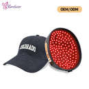 LLLT Laser Hair Growth Cap 94 Diodes – Black Cap Interior Showing 650nm Red Laser Diode Array | KMSLASER