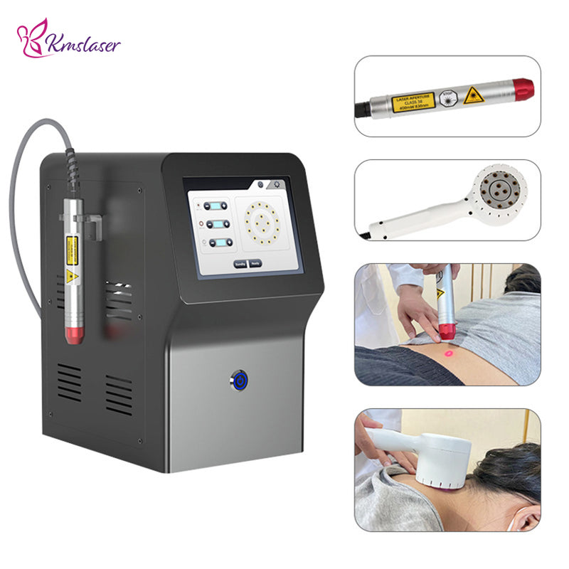 KMSLASER Pulsed Diode Laser Physical Therapy System Machine Muscle Stimulation Physiotherapy Rehabilitation Equipment Pain Relief