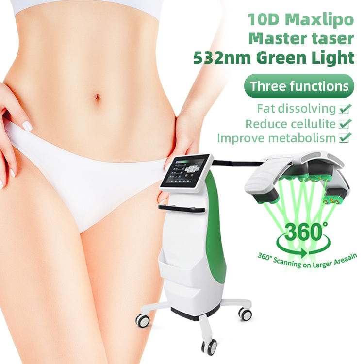 Newest Master Green Light Slimming Machine Laser 532nm Body Slim 10D Laser Fat Burning Lipo Laser Machine