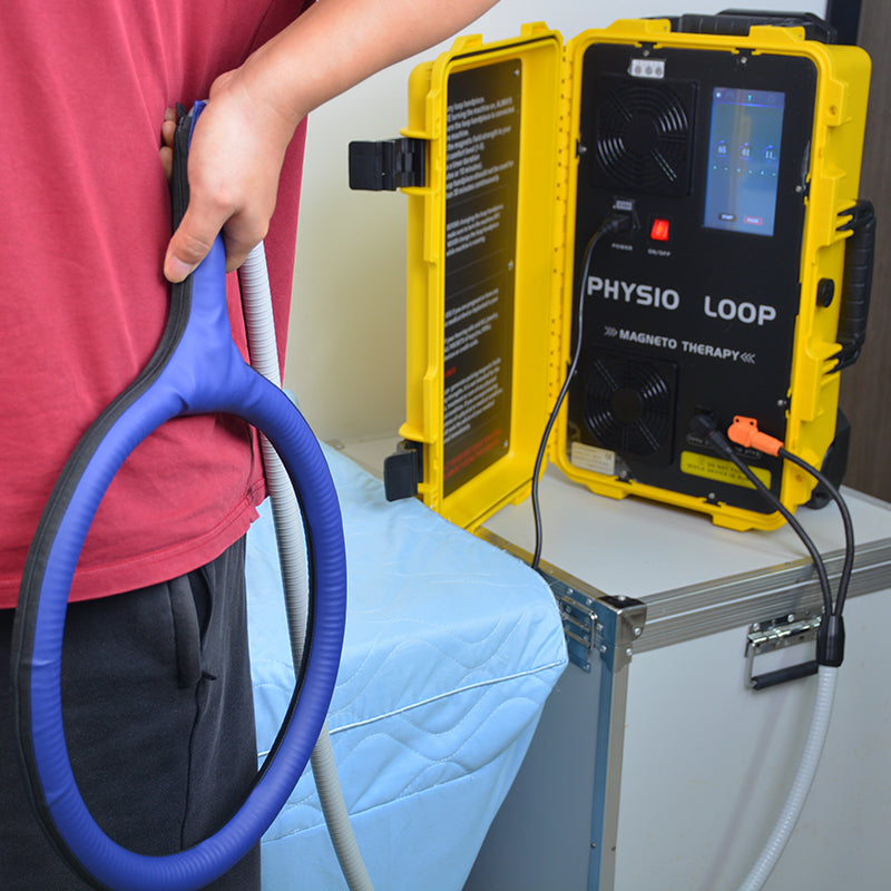 Physio Loop Magneto Therapy Machine PEMF Device for Pain Relief Injury Recovery Improved Circulation Non-invasive Treatment