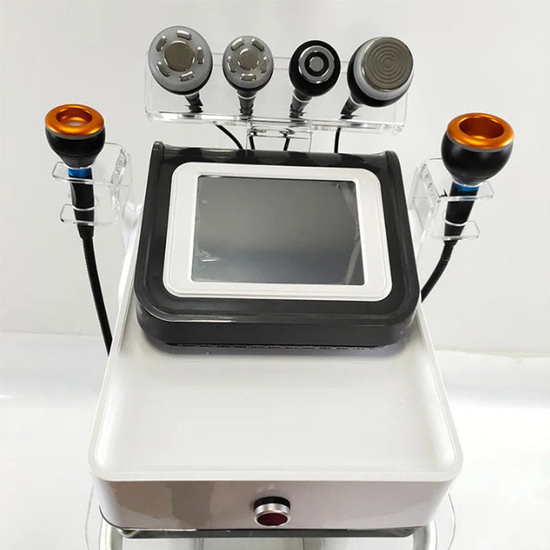 Professional Radiofrequency Lipolaser 6 in 1 Vacuum Therapy Cavitation 40k System Cavitation Skin Fat Removal Slimming Machin