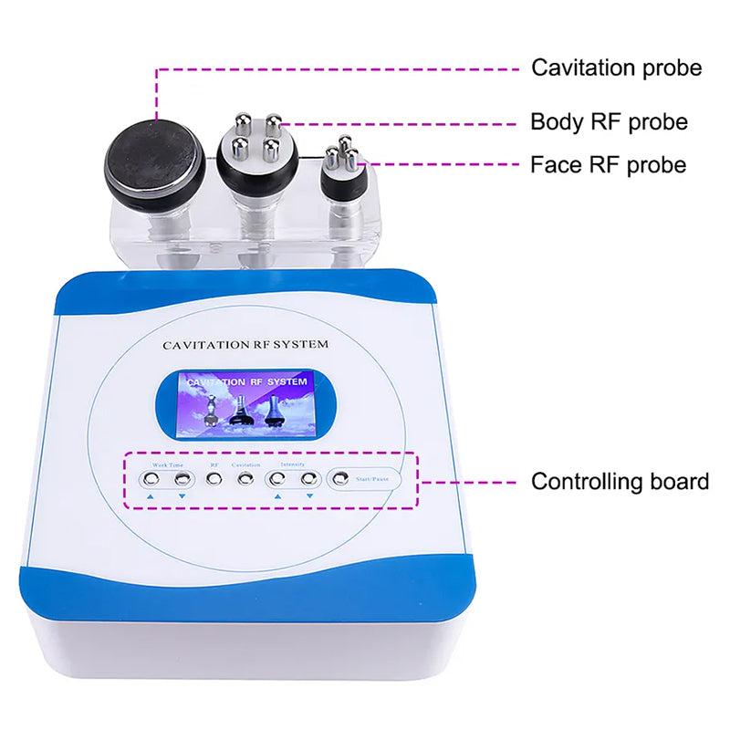 3 in 1 RF ultrasound cavitation weight loss machine 40k