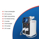 OEM 3 in 1 RF wrinkle removal +Picosecond tattoo removal and laser hair removal instrument