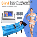 KMSLASER SA06C 3-in-1 Pressotherapy Machine with Air Compression Suit Infrared and EMS Pads