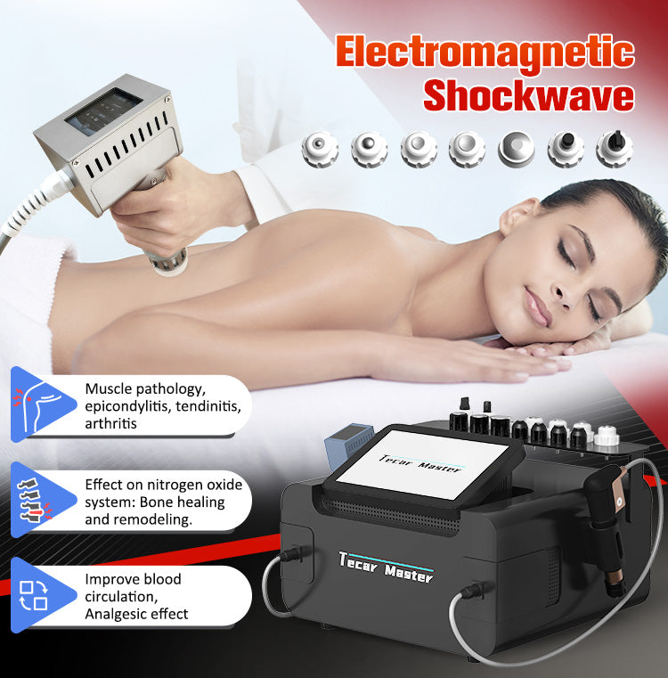 SW319 Tecar Master | 2-in-1 Pneumatic + Electromagnetic Shockwave Therapy System