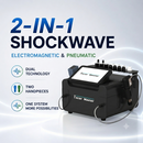 SW319 Tecar Master 2-in-1 Shockwave Machine – Electromagnetic & Pneumatic Dual Technology with Two Handpieces | KMSLASER