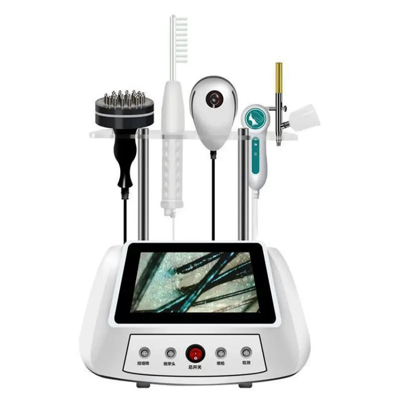Portable High Frequency Hair Loss Growth Body Care Products Skin Scalp Head Analyzer Machine Salon Use Device