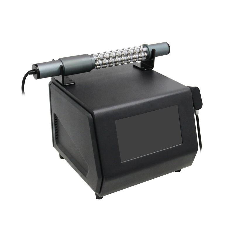 Professional Shockwave & Roller Physiotherapy Machine – Dual-Handle Deep Tissue Pain Relief & Body Contouring Device