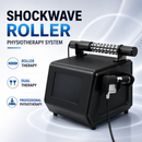 HQL001 Professional Shockwave & Roller Physiotherapy Machine – Dual-Handle Deep Tissue Pain Relief & Body Contouring Device | KMSLASER