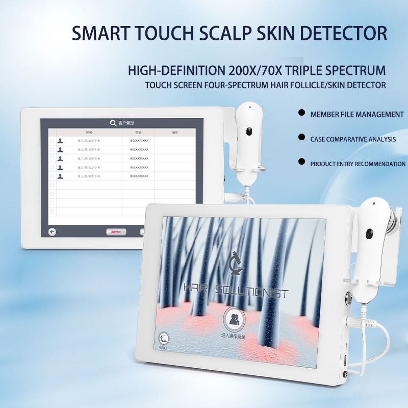 High Definition Skin & Scalp Analyzer Facial Care & Hair Follicle Detection Device for Beauty Clinics
