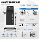 Smart Tecar Pro 3-in-1 Machine – Full Accessory Set with Shockwave, Ultrasound & Tecar Handpieces | KMSLASER