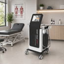 Smart Tecar Pro 3-in-1 Shockwave Tecar Machine – Side View of Professional Cart Design for Clinic Use | KMSLASER