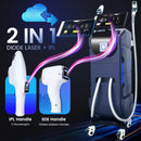 Diode laser hair removal ipl opt nd yag multifunctional 2 In 1 beauty laser skin treatment therapy machines