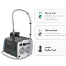 Portable Q-SWITCH ND YAG LASER Tattoo Removal Carbon Peeling Skin Whting Machine With 1064nm And 532nm Treatment Head