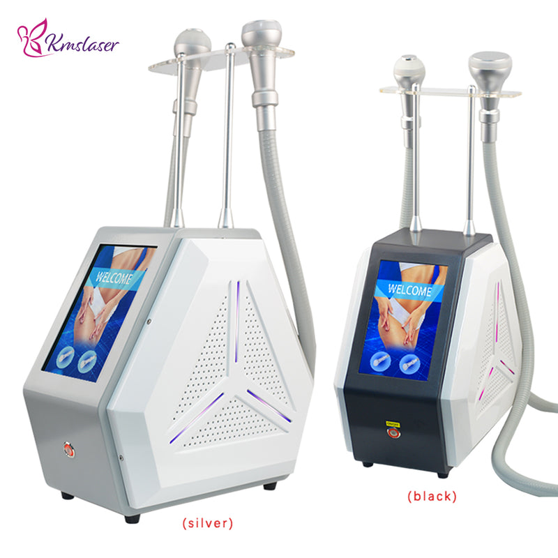 KMSLASER Professional 2 handles cryo Cool Thermal shock skin tighten machine freeze cryotherapy fat cryoskin body slimming machine