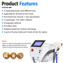 Permanent 755nm 808 nm 1064nm Diode Laser Hair Removal Machine for beauty salon