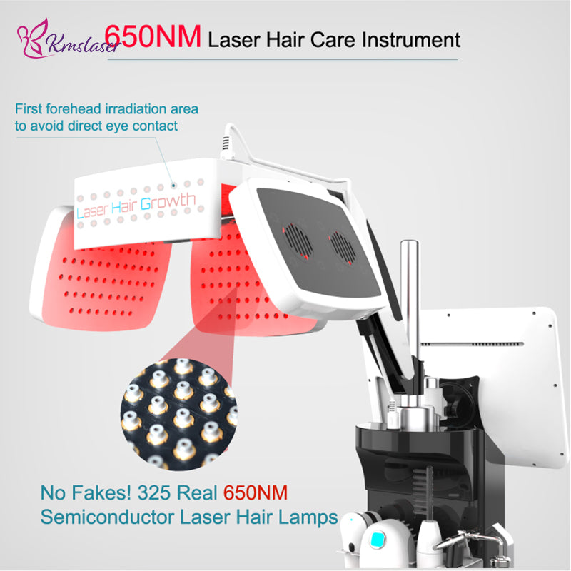 KMSLASER Multimedia hair detection laser hair growth device