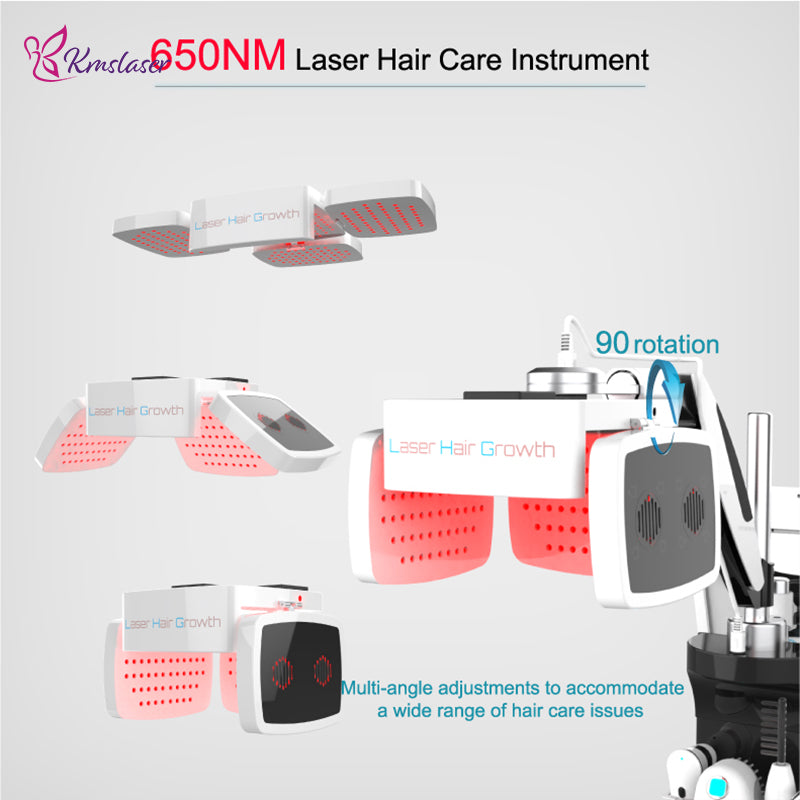 KMSLASER Multimedia hair detection laser hair growth device