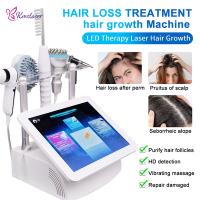 KMSLASER Hair Loss Treatment Growth 2 HD Detector Heads Scalp Analysis Device Hair Analyzer Machine For Hair Loss Scalp Massager