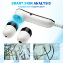 KMSLASER Hair Loss Treatment Growth 2 HD Detector Heads Scalp Analysis Device Hair Analyzer Machine For Hair Loss Scalp Massager