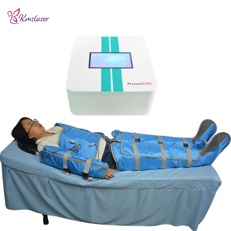 Máquina de terapia infrarroja con traje de presión de aire y drenaje linfático Pressluxx de KMSLASER