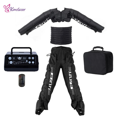 KMSLASER Pressotherapy Air Compression Foot Muscle Massager Leg Recovery Boots Lymphatic Drainage Machine Relax Physiotherapy 8Cavity