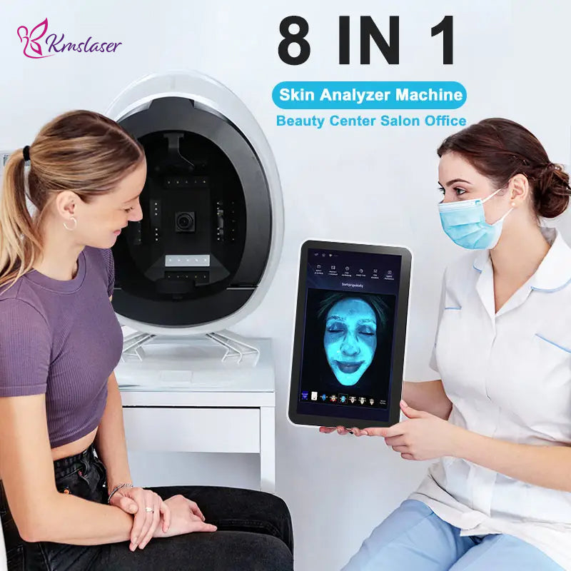 Factory Price Skin Diagnosis System 3d AI Face Facial Skin Analyzer Analysis Machine