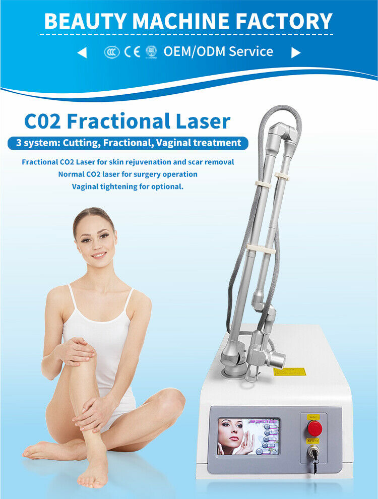 Co2 Fractional Laser Machine Skin Tightening Resurfacing Smooth Scars Acne