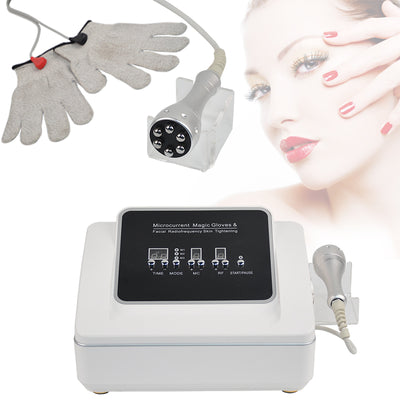 2in1 Microcurrent Magic Gloves Microcurrent Facial Face Lift Machine