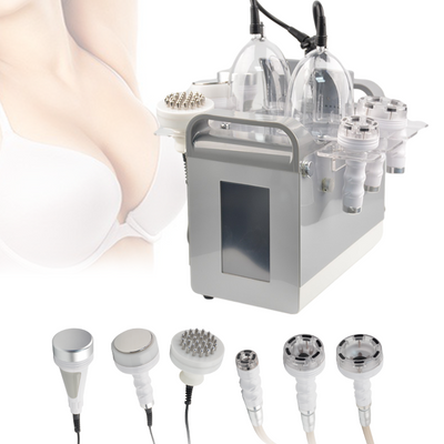 BR-01 6-in-1 Cavitation RF Machine with 5 Applicator Handles and Vacuum Cups