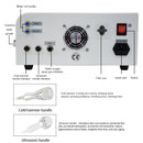 KMSLASER 5 in 1 Portable Skin Deep Cleansing Crystal Hydrodermabrasion Face Micro Diamond Hydradermabrasion Facial Device SPA119