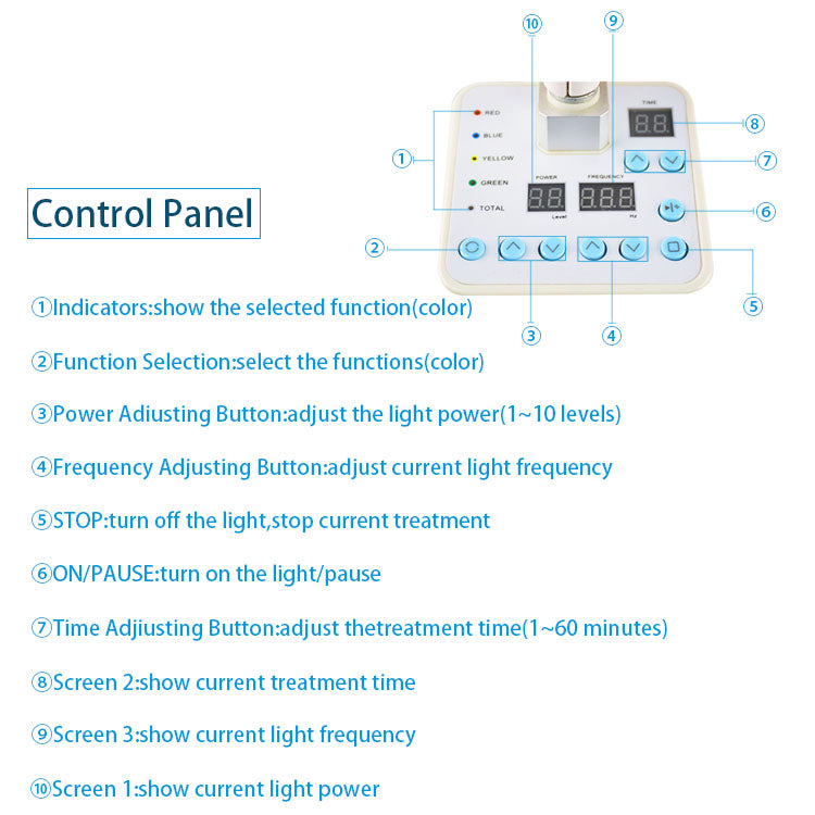7 colors PDT Led light therapy machine led light machine red light therapy machine facial ageing wrinkle removal