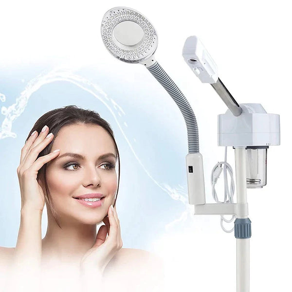 2 in 1 Professional Facial Steamer with Magnification Lamp