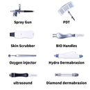 Skin Clean Deeply Aqua Facial H2O2 Photon LED Oxygen Mask 8 in 1 Dermabrasion Facial Machine SPA600