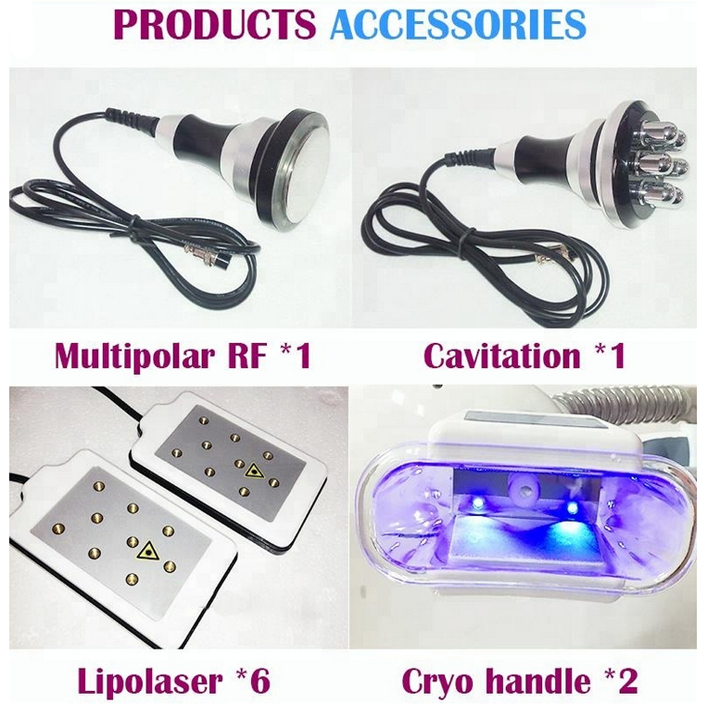 Fat Freezing Cryotherapy Lipo Laser Cavitation RF Machine – 4-in-1