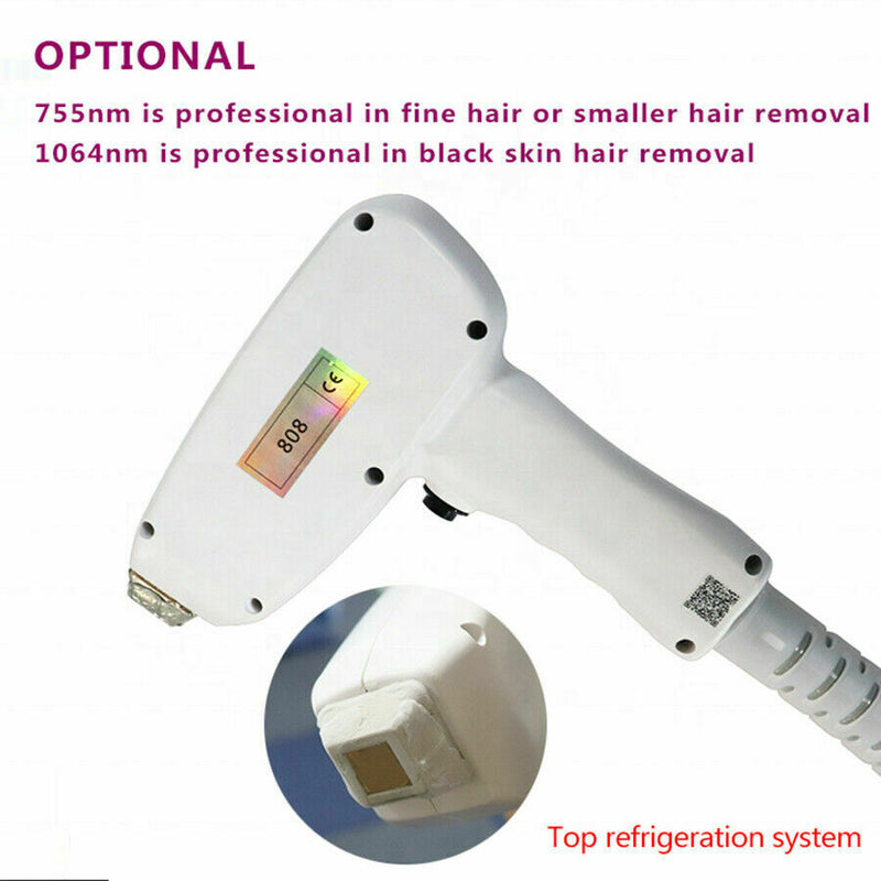 600W 808nm 1064nm 755nm Diode Laser Hair Removal Machine Body Skin Whitening
