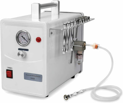 GH-06 Diamond Microdermabrasion Machine – Desktop Host Unit with Vacuum Gauge & Stainless Steel Wands | KMSLASER
