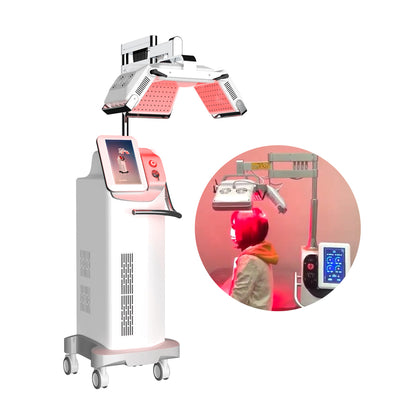 KMSLASER HR68 660nm Diode Laser Hair Growth Machine – 260pcs Laser Lamps with 4 Treatment Heads for Hair Regrowth