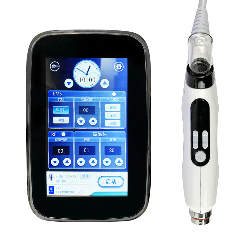 EMS+RF+ Needle Free Meso 3 in 1 machine free mesotherapy device nano injection gun for skin care