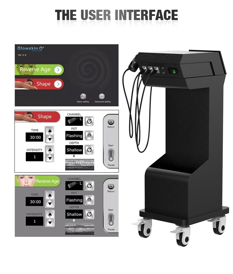 Effective result vortex RF facial machine radio frequency slimming RF for salon use
