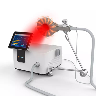 PMST-4 NEO 4T Magnetotherapy Machine with NIRS Infrared – Desktop Version Front View with Magnetic Coil & NIRS Applicators | KMSLASER