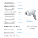 New Arrival  Professional 360 Cryo Vacuum Body Fat Reduction Cool Freeze Weight Loss Cryotherapy Kryolipolyse Sculpt Machine