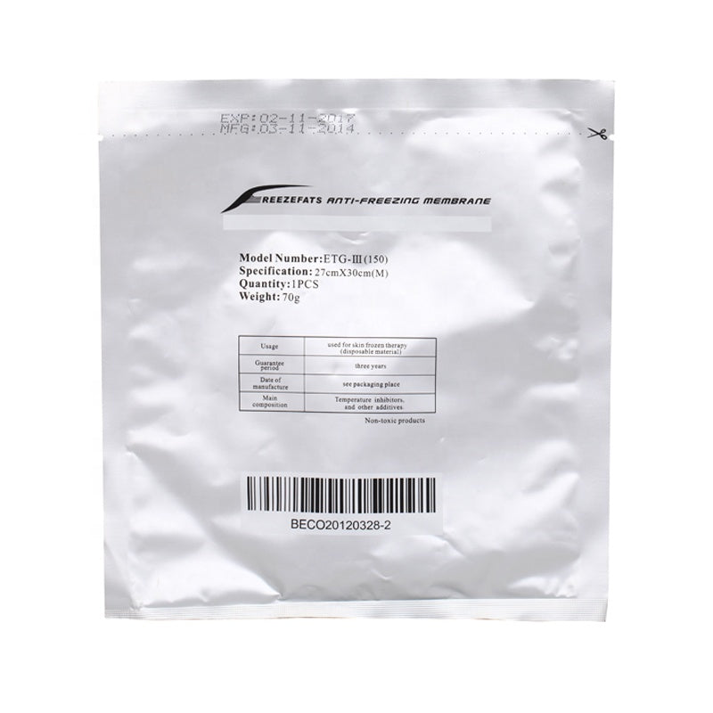 50 pcs 2021 high quality 110 grams (34*42) freezefats cryolipolysis cryo antifreeze membrane