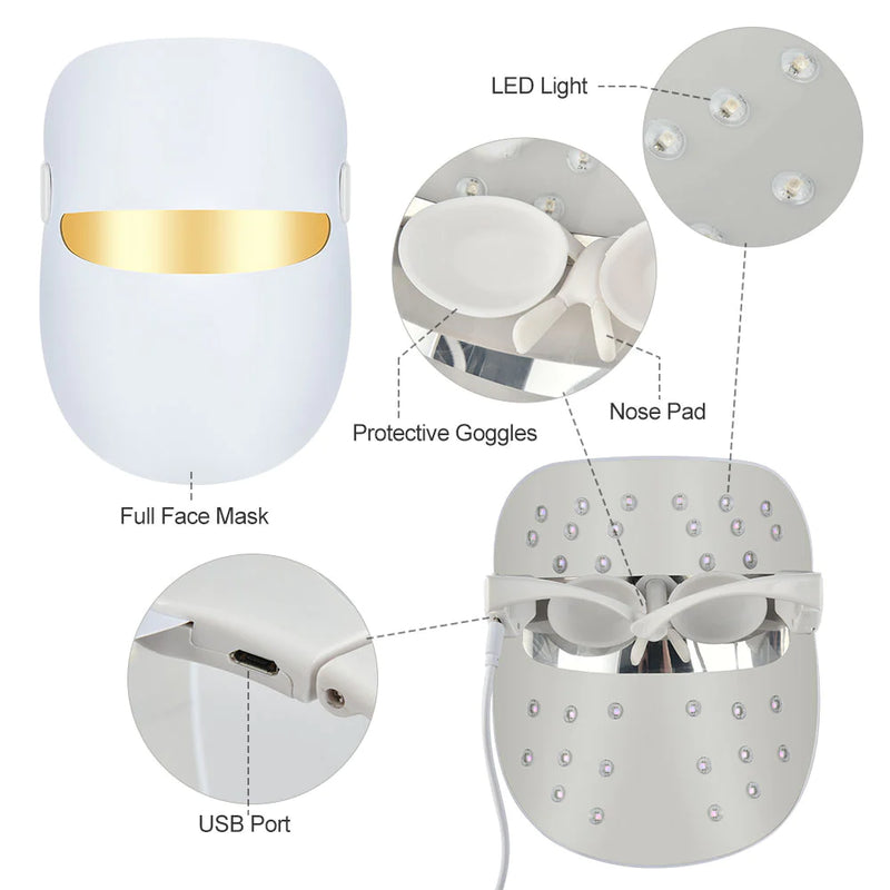 Led Machine Mask LED Facial Mask 7 Colors