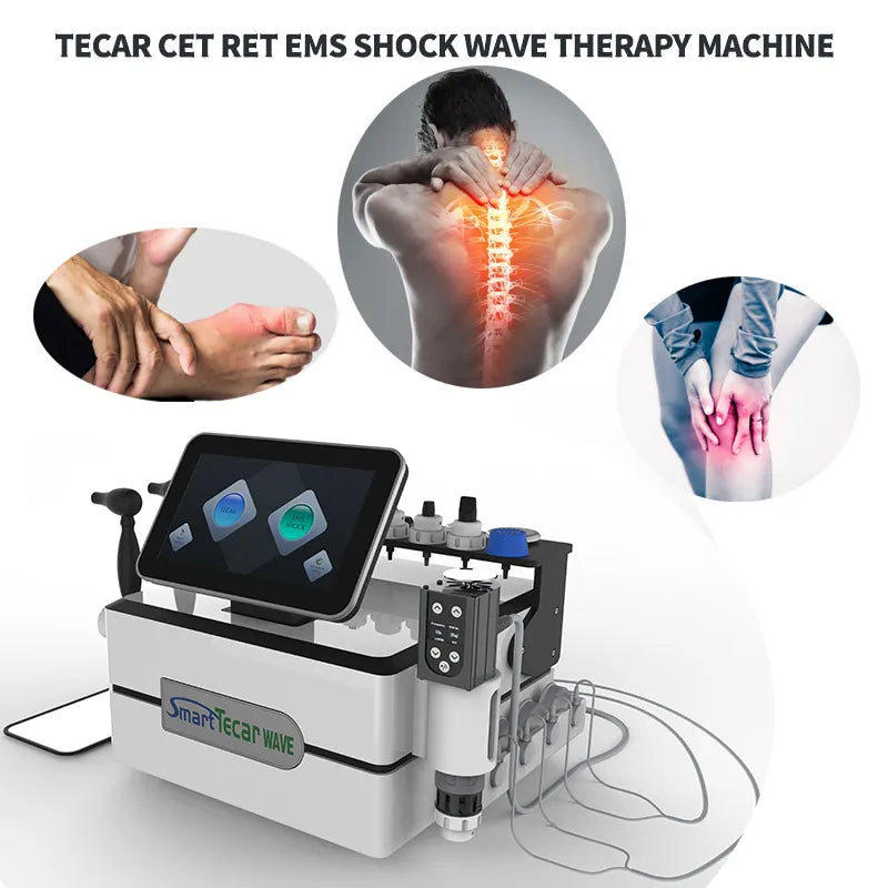 Portable Ret cet shortwave diathermy machine Shockwave Shock smart wave tecar therapy technology physiotherapy Equipment For ED