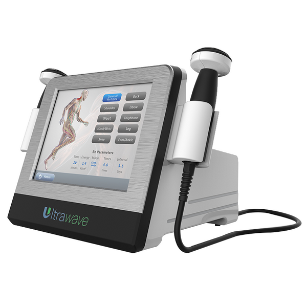 Ultrawave 2 Handles Ultrasound Shockwave New Ultrasonic Physical Therapy Equipment Ultrawave Therapy