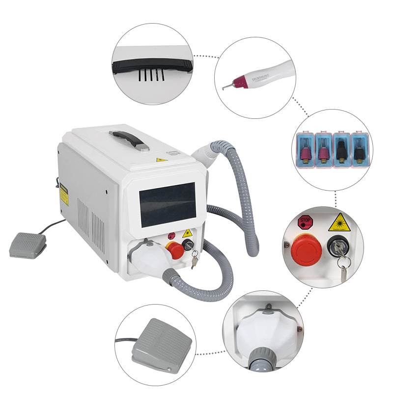 Q-switched pico laser q switch tattoo removal picolaser machine Picosecond skin nd yag q switched carbon peeling instrument