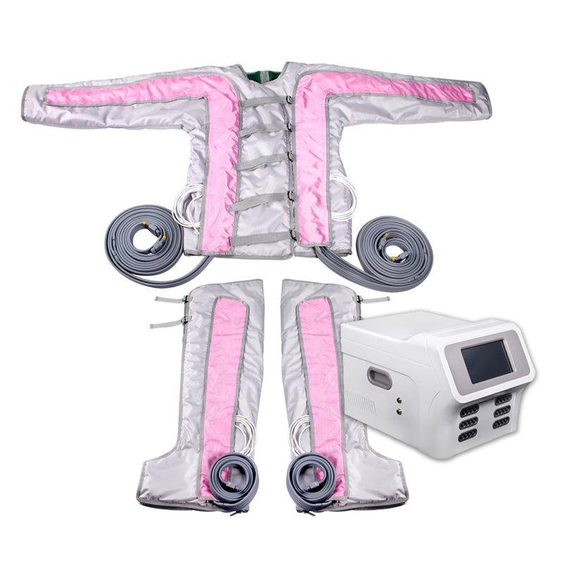 Infrared pressotherapy jacket +leg massage lymphatic drainage machine/body slimming presoterapia heat press machine sauna suit
