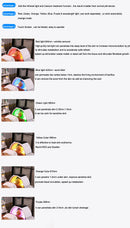 6 Color Photon LED Light Therapy PDT Skin Facial Machine Photodynamics