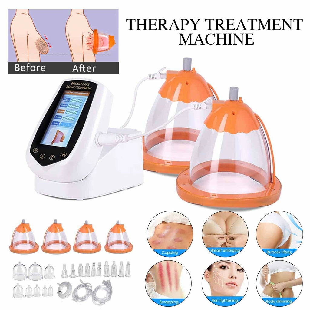 UK Breast Enlargement Butt Vacuum Therapy Body Massage Cupping Shaping